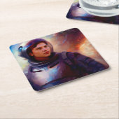 SF宇宙ヒーロー4 スクエアペーパーコースター (アングル)