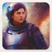 SF宇宙ヒーロー4 スクエアペーパーコースター (正面)