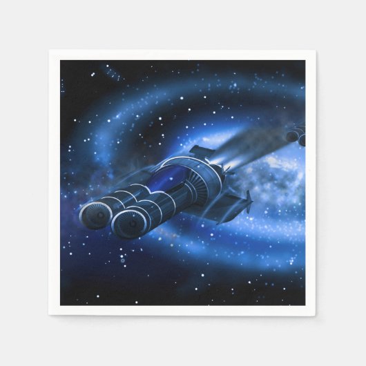 SF宇宙船 スタンダードカクテルナプキン (正面)