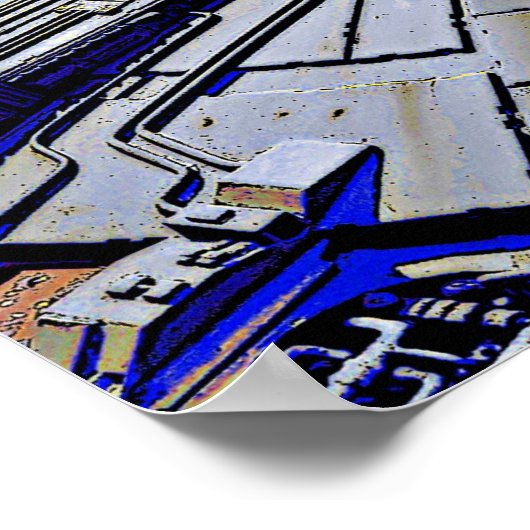 SF宇宙船 ポスター (角)