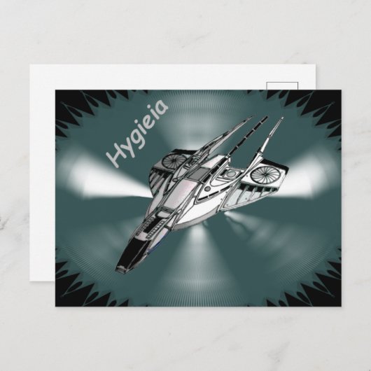 SF宇宙船  ポストカード (正面/裏面)