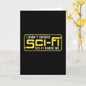 SF宇宙Ufo Sci-Fiエイリアンギフト カード (黄色い花)