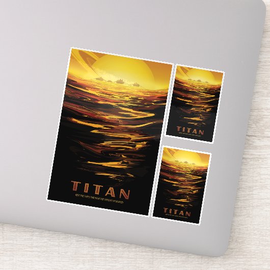 SF旅行広告ムーンタイタン シール (詳細)