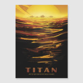 SF旅行広告ムーンタイタン マグネット招待状 (正面)