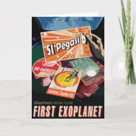 SF旅行広告、惑星51ペガシb カード