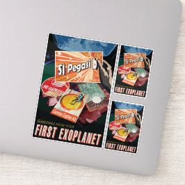 SF旅行広告、惑星51ペガシb シール