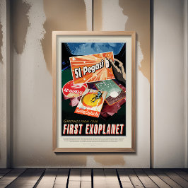 SF旅行広告、惑星51ペガシB ポスター