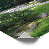 SF日本のティーガーデン禅園#2ポスター ポスター (角)