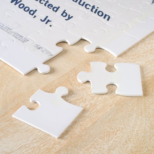 SF映画のポスター『宇宙空間からのPlan 9』、 ジグソーパズル (側面)