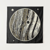 SF木星ウッドカット1 タペストリー (正面(横))