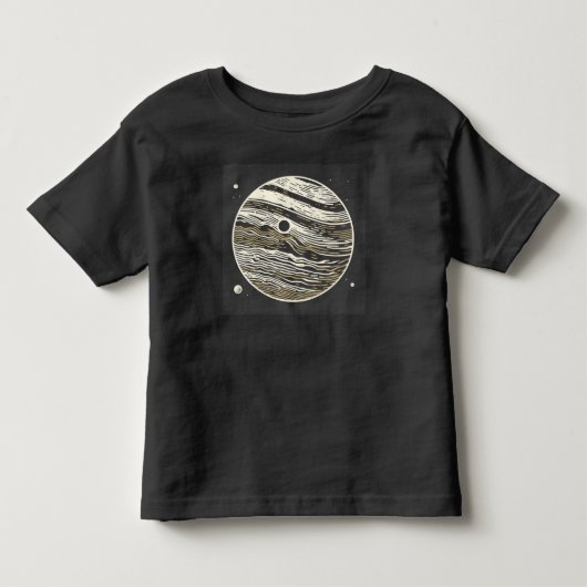 SF木星ウッドカット1 トドラーTシャツ (正面)