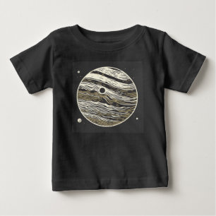 SF木星ウッドカット1 ベビーTシャツ