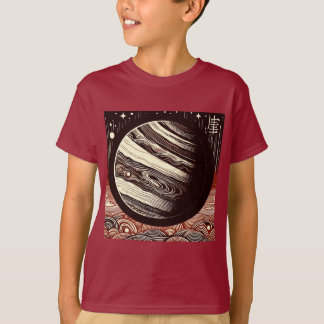 SF木星ウッドカット2 Tシャツ