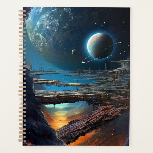 SF未来宇宙都市 プランナー手帳 (正面)