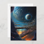 SF未来宇宙都市 ポストカード (正面/裏面)