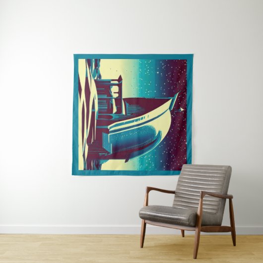 SF未来教会1 タペストリー (インサイチュ(横))