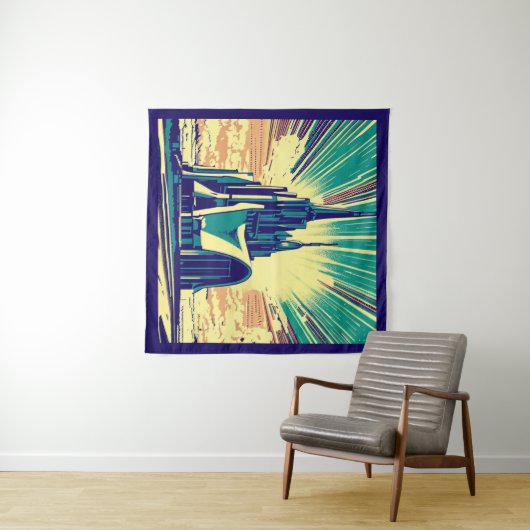 SF未来教会3 タペストリー (インサイチュ(横))