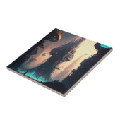 SF未来都市の陶磁器タイル タイル (側面)