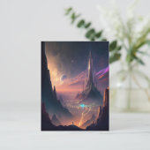 SF未来都市はがき ポストカード (スタンド正面)