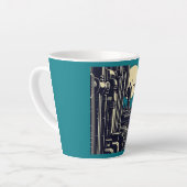 SF未来都市ウッドカット2 カフェラテマグ (左アングル)