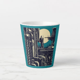 SF未来都市ウッドカット2 カフェラテマグ