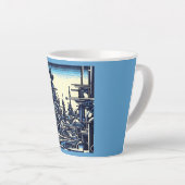 SF未来都市ウッドカット4 カフェラテマグ (右アングル)