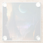 SF未来都市コースター ガラスコースター (裏面)