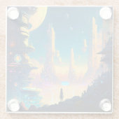 SF未来都市コースター ガラスコースター (裏面)