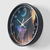 SF未来都市時計 壁時計 (傾斜)