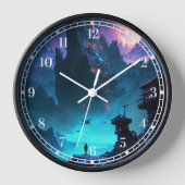 SF未来都市時計 壁時計 (正面)