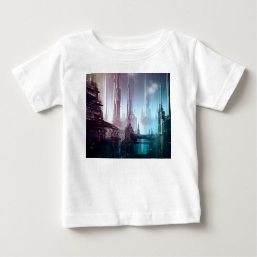 SF未来都市2 ベビーTシャツ (正面)