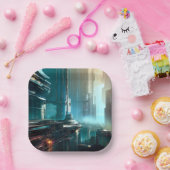 SF未来都市3 ペーパープレート (パーティー)