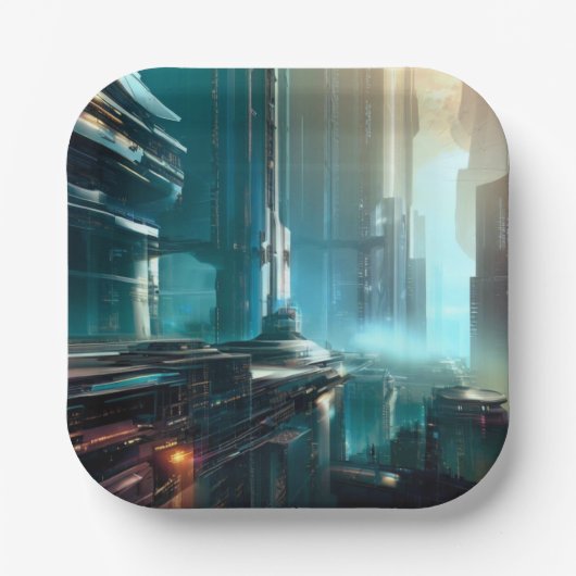 SF未来都市3 ペーパープレート (正面)