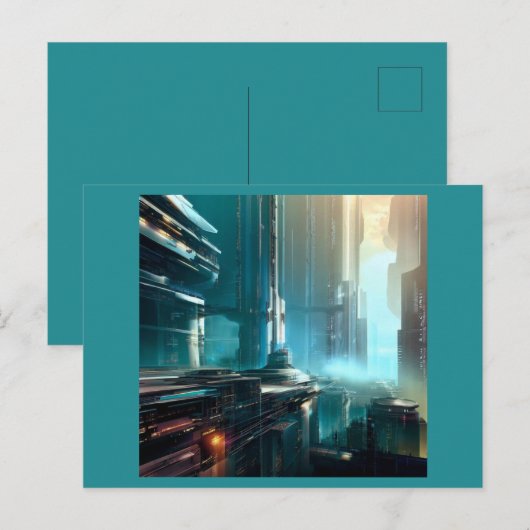 SF未来都市3 ポストカード (正面/裏面)