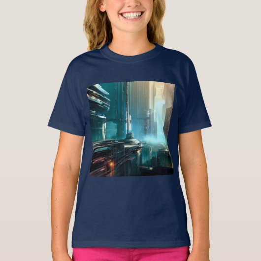 SF未来都市3 Tシャツ (正面)