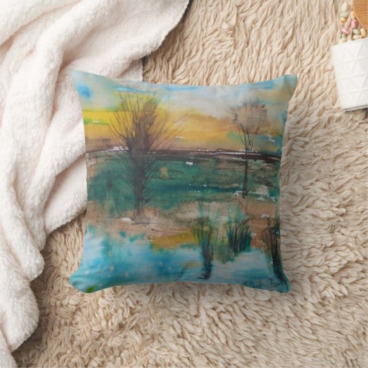 SF湖 クッション (ブランケット)