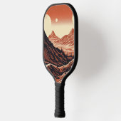 SF火星の風景ウッドカット(4) ピックルボールラケット (左)