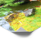 SF茶園日本のコイ池#1ポスター ポスター (角)