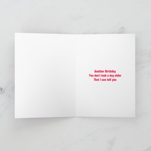 SF誕生日カード カード (内部)