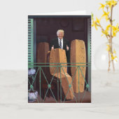 SF誕生日カード カード (黄色い花)