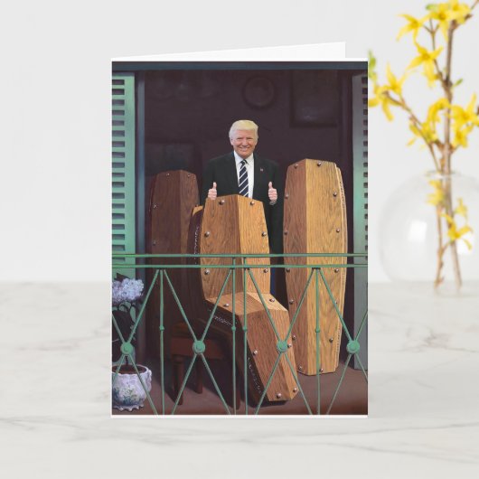 SF誕生日カード カード (黄色い花)