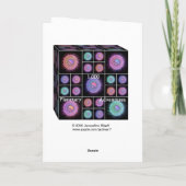 SF誕生日付き60年カード – おもしろい カード (裏面)