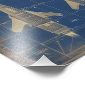 SF青写真ロケット フォトプリント            (角)