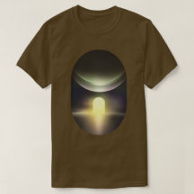 SF風景抽象グラフィックTシャツ