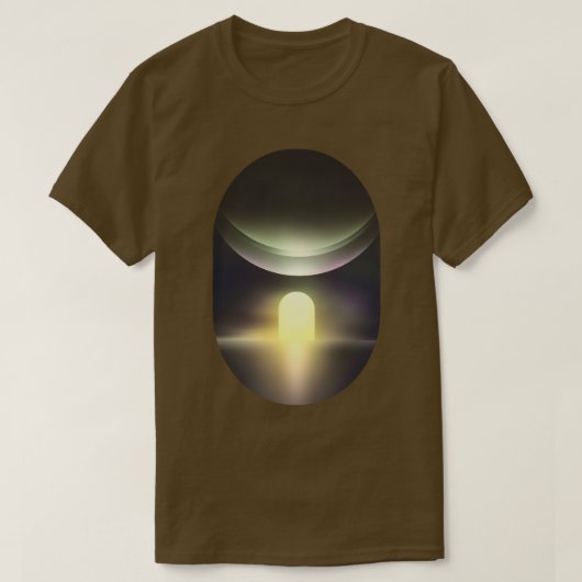 SF風景抽象グラフィックTシャツ Tシャツ (デザイン正面)