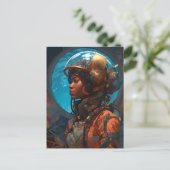 SF黒人女性未来主義 ポストカード (スタンド正面)