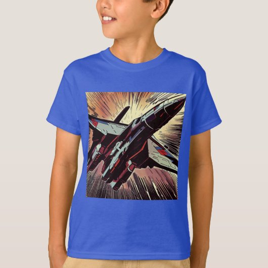 SF – アニメスターファイターウッドカット2 Tシャツ (正面)