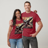 SF – アニメスターファイターウッドカット2 Tシャツ (ユニセックス)