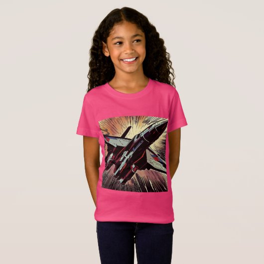 SF – アニメスターファイターウッドカット2 Tシャツ (正面フル)