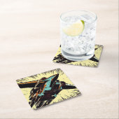 SF – アニメスターファイターウッドカット3 スクエアペーパーコースター (インサイチュ)